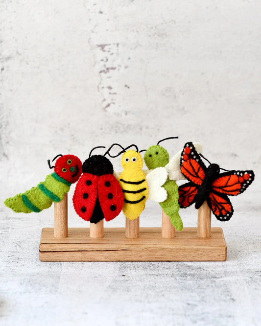 INSECTS AND BUGS - FINGER PUPPET SET