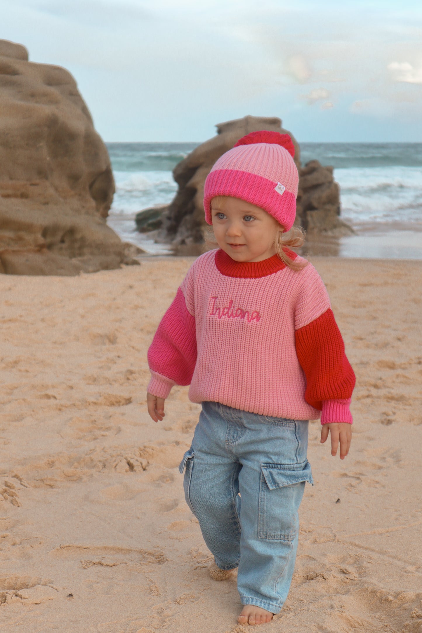 Signature Colour Block Slouch Knit