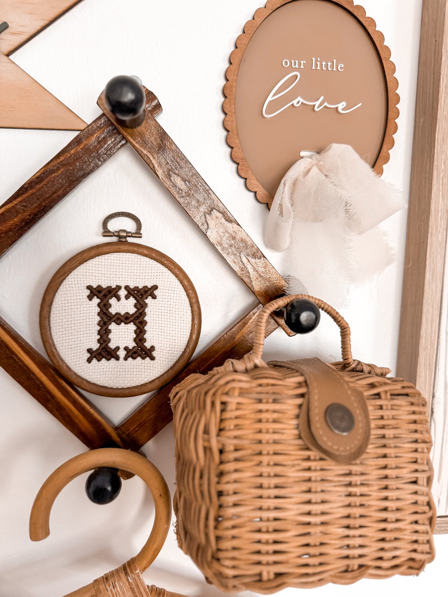 Heirloom Letter Hoops