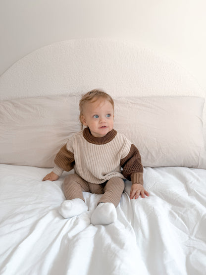 Signature Colour Block Slouch Knit