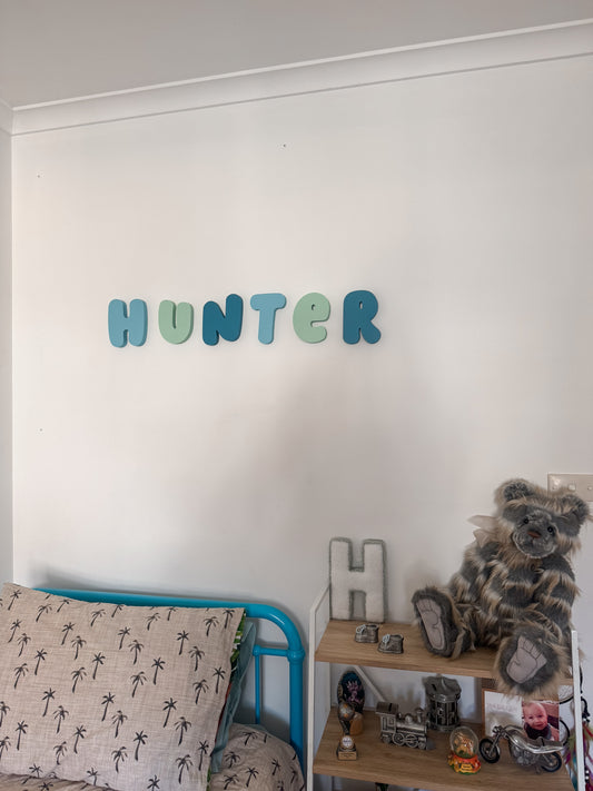 3D Bubble Letters