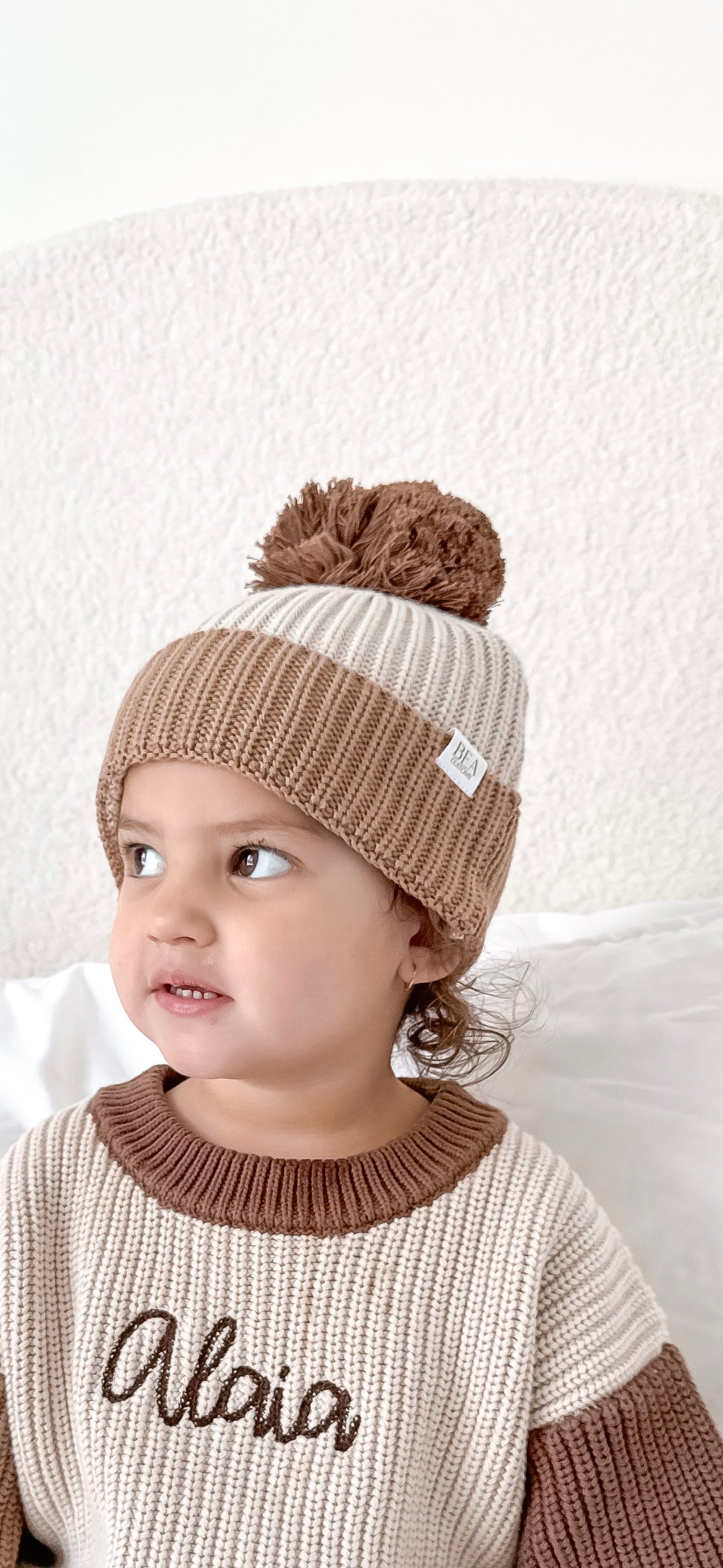 Signature Colour Block Knit Beanie