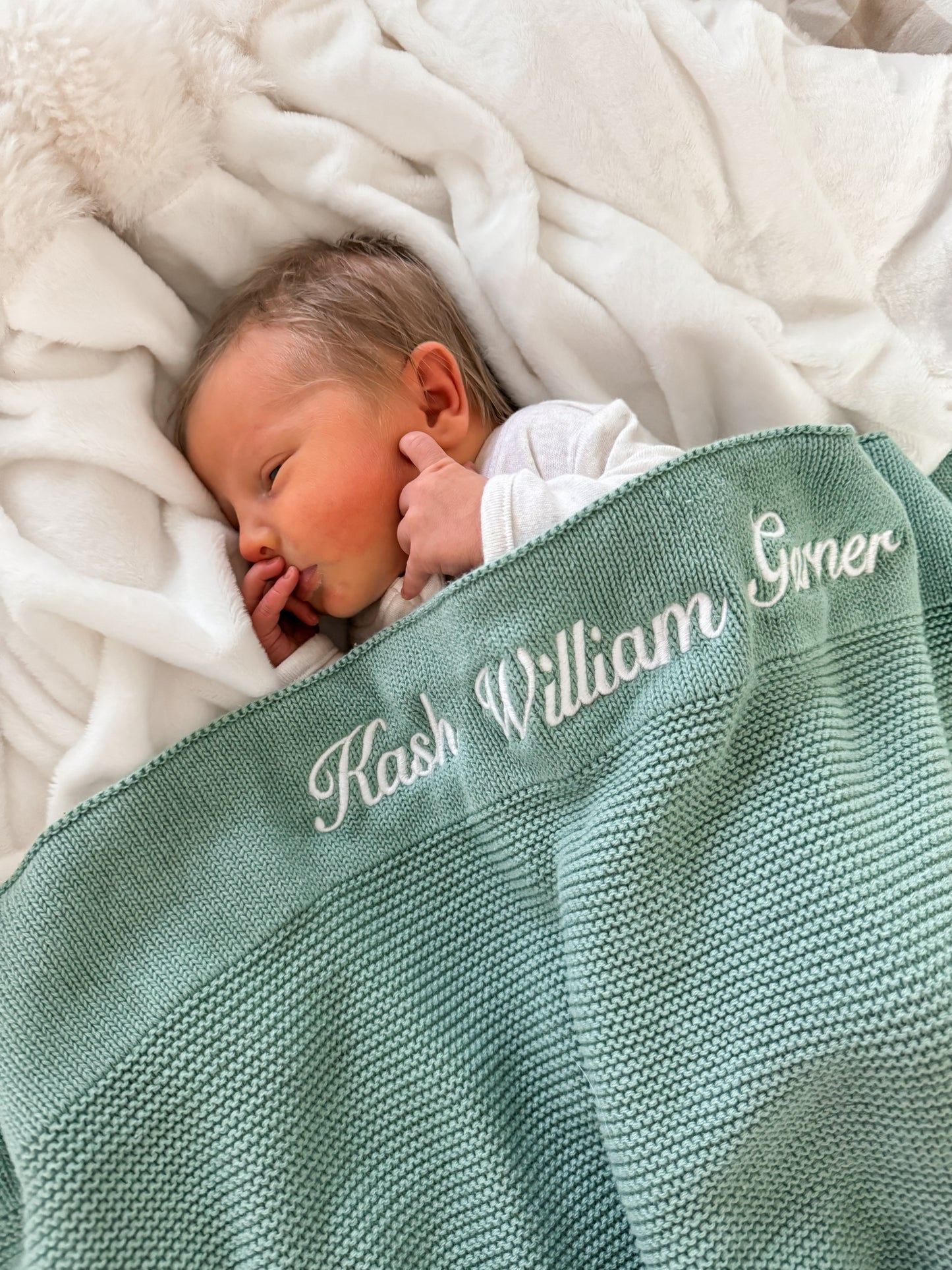 Knitted Baby Blanket
