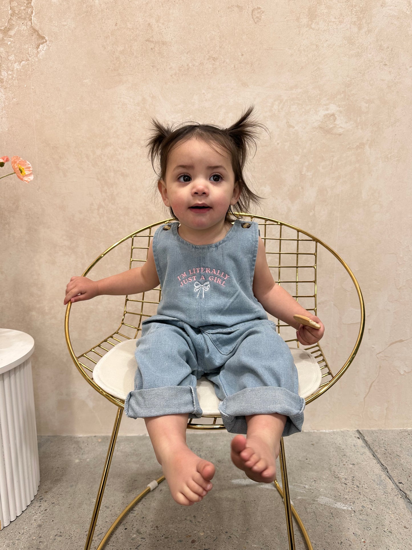 Denim Overalls