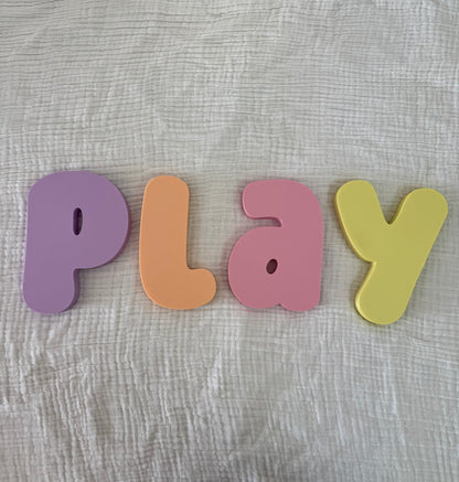 3D Bubble Letters