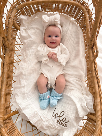 Muslin Frill Swaddle