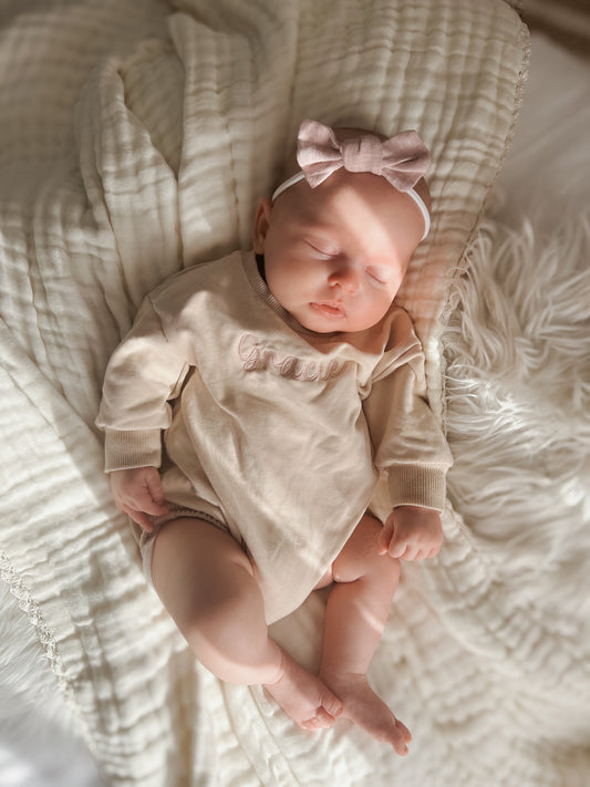 Long Sleeve Bubble Romper