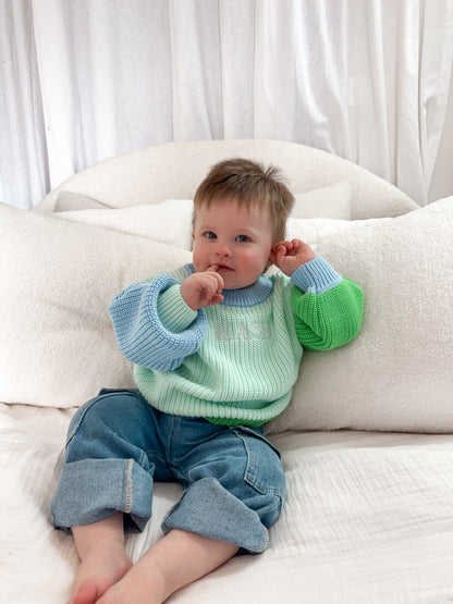 Signature Colour Block Slouch Knit