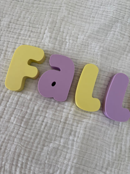 3D Bubble Letters