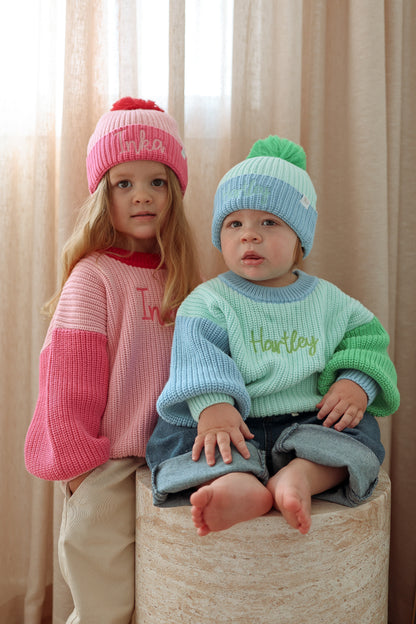 Signature Colour Block Slouch Knit